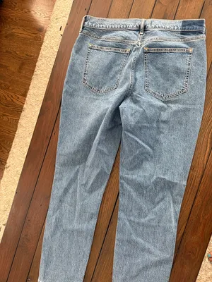 Abercrombie High Rise Straight Leg Jeans Size 32 Women’s Denim Medium Wash thumbnail 5