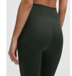 Wunder Train High-Rise Tight 25" Rainforest Green Size 8 NWT thumbnail 2