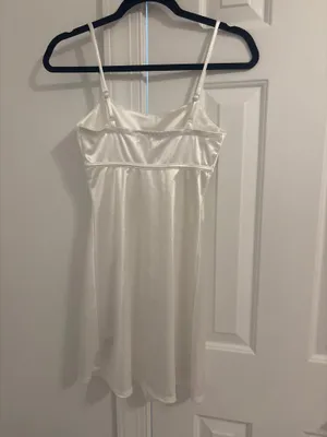 White Satin Altar'd State Dress thumbnail 2