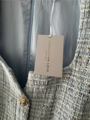 Generation‎ Love NEW!! Blue Sierra Tweed Dress thumbnail 7