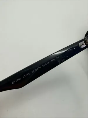 Ray-Ban Steve RB4487 6632/19 Sunglasses Black Blue Gradient 54-18-145 Italy thumbnail 5