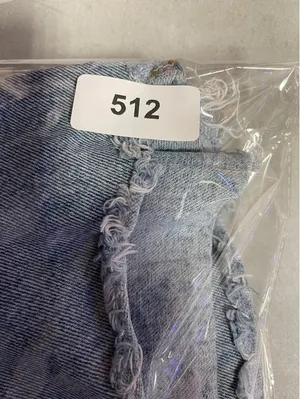 DISSH Denim Womens Size 8 Light Wash High Rise Raw Cut Hem Denim Shorts thumbnail 7
