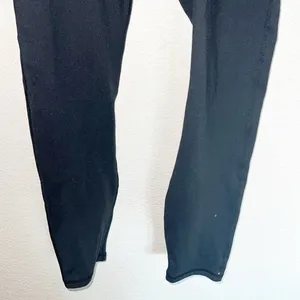 Fabletics Pure Luxe Black Crossover Full Length High Waisted Leggings thumbnail 3