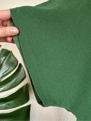 Albion Green Terry Textured Short Sleeve Relaxed Top thumbnail 6