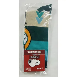 New Peanuts Cartoon Crew Socks Adult Shoe Size 6-13 Novelty Fun Set of 3 Pairs thumbnail 7