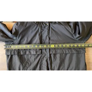 Banana Republic Black‎ Lightweight Hooded Rain Coat Jacket Women's Small GUC thumbnail 14