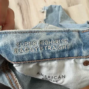 American Eagle Super High-Rise Baggy Straight thumbnail 6