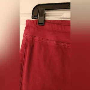 Free People We The Free In My Feelings Red Wine Cropped Slim Flare Jeans Small thumbnail 10
