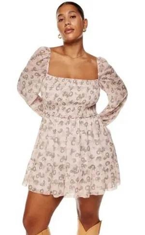Wilfred x Aritzia -Tempest Smocked Mini Dress Sz M thumbnail 1