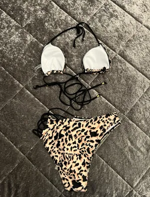 SheIn Cheetah Bikini thumbnail 3