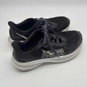 Hoka Mach 6 Womens Running Shoes Black White Size 8B thumbnail 5