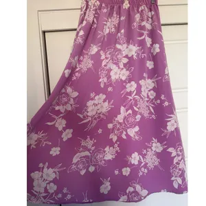 Y2K Vintage Reversible sz M Womens Polkadot Floral High Waist ALine Maxi Skirt thumbnail 8
