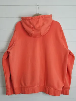 Carhartt Orange Coral Logo Hoodie Size XXL (20) thumbnail 2