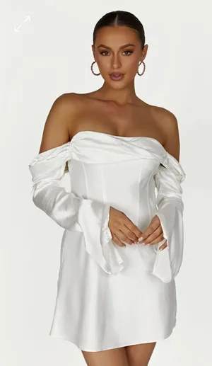 Meshki White Dress thumbnail 1