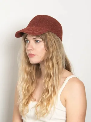 Anthropologie Wyeth Paula Cap in Wine thumbnail 2