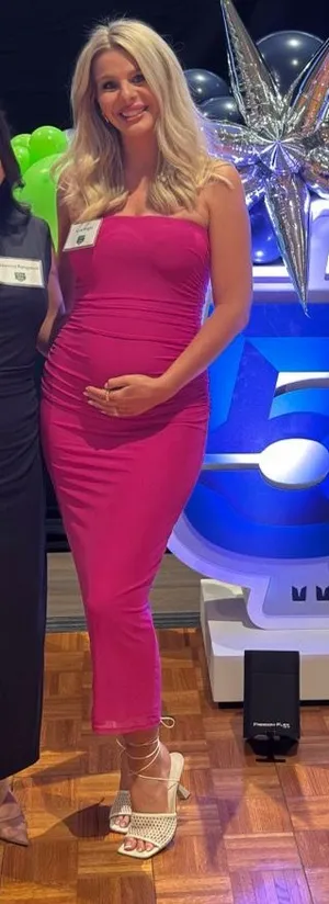 Hot Pink Lulus Midi Dress thumbnail 1