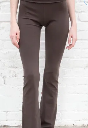 Brown Brandy Melville Flare Pants thumbnail 1