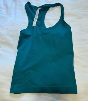 NWOT lululemon athletica Teal Tank Top thumbnail 1