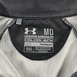 Under Armour Jacket Womens Medium Loose Gray 1/4 Zip‎ ColdBlack HeatGear Stretch thumbnail 3