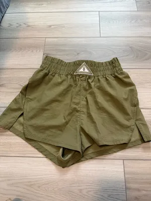 Free People Movement Next Round Shorts - Olive Green thumbnail 4