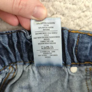 Hudson Jeans Remi Straight Leg High Waisted Elastic Waist Denim Pants Size 26‎ thumbnail 5