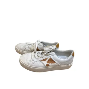 Ugg Womens White Brown Leopard Print Sneakers shoes Size 6 SKU8138 thumbnail 4