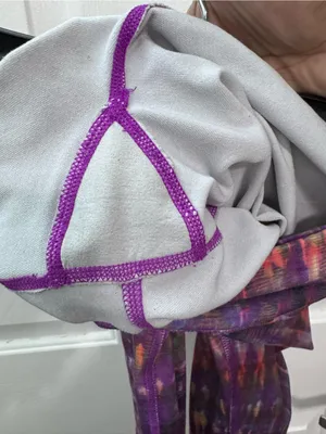 ALO Yoga Purple Multicolor Patterned Leggings thumbnail 12