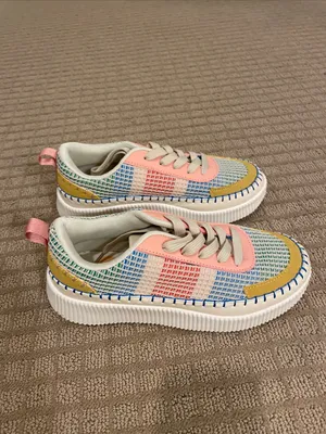Nicole Miller Crochet Tennis Shoes thumbnail 3