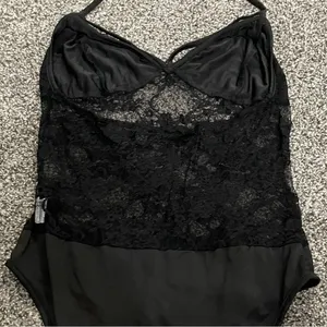 Shein black lace bodysuit L thumbnail 14