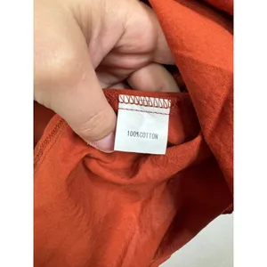 Petal + Pup Rust Orange Smocked Puff Sleeve Cotton Midi Dress Womens‎ Size 4 thumbnail 6