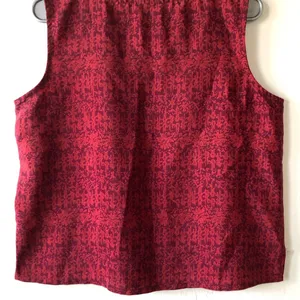 COLDWATER CREEK Womens Sleeves Top Size Medium Burgundy thumbnail 5