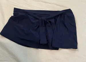 Tommy Bahama Navy Tie-Waist Skort Shorts thumbnail 1