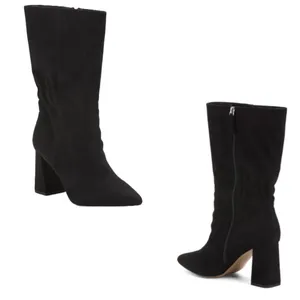 Eloquii Wide Faux Suede Klaire Scrunch Boots thumbnail 7