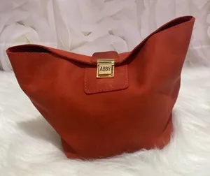 Abby cosmetic bag Orange thumbnail 1