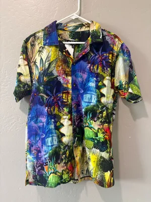 Island Haze Colorful Button Up Multiple Size M thumbnail 1