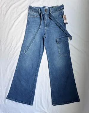 Sofia Jeans Sofia Vergara Margot Wide Leg Jeans Size 8 NWT Super High Rise thumbnail 1