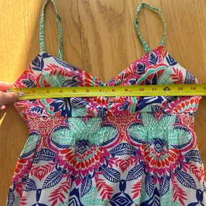 NWT Aeropostale Small Maxi Dress Spaghetti Strap Colorful Tie Back Summer‎ thumbnail 10