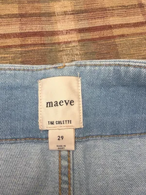Maeve Light Blue High-Rise Women's Jeans cropped thumbnail 2