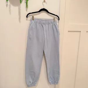 John Galt Light Blue Rosa Sweatpants One Size Women's Jogger Pants Elastic Waist thumbnail 2