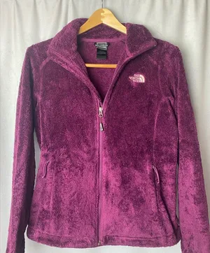 The North Face Burgundy Plum Osito Fleece Jacket Gorpcore S/P thumbnail 1