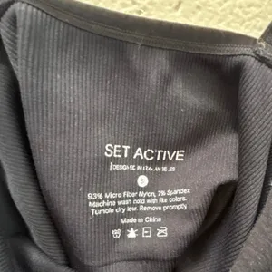Set Active Black Tank size S thumbnail 4
