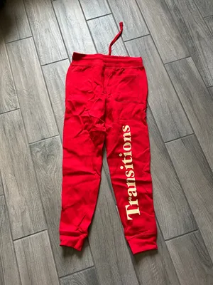 Transitions Women's Red Track Joggers thumbnail 4