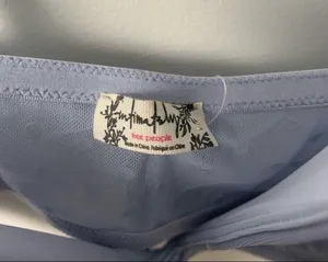 Free People NWT! Intimately The Rain Bra Bralette Blue Swiss Dot thumbnail 7