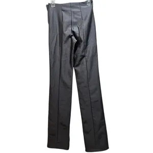 Good American Scuba Trousers Gray, size 2/26 NWOT, zipper to waist & hem thumbnail 3