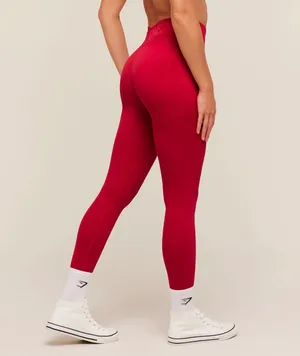 Gymshark Flex V4 Leggings - Carmine Red thumbnail 2