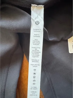 Lululemon Wunder Train High Rise 28” Black Size 2 NWT thumbnail 5