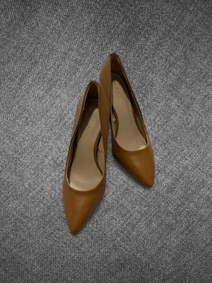 Marc New York Andrew Marc Brown Pointed Toe Block Heel Pumps Size 5.5 thumbnail 8