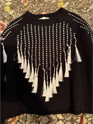 12th Tribe Tassel Sweater thumbnail 1