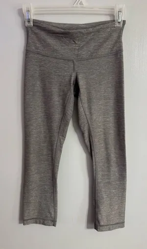 Lululemon Athletica Heathered Gray Pilates Leggings Size 2 thumbnail 1