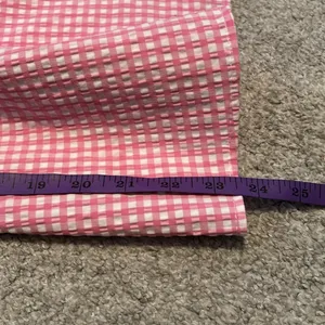 ZARA PINK GINGHAM DRESS size large thumbnail 6